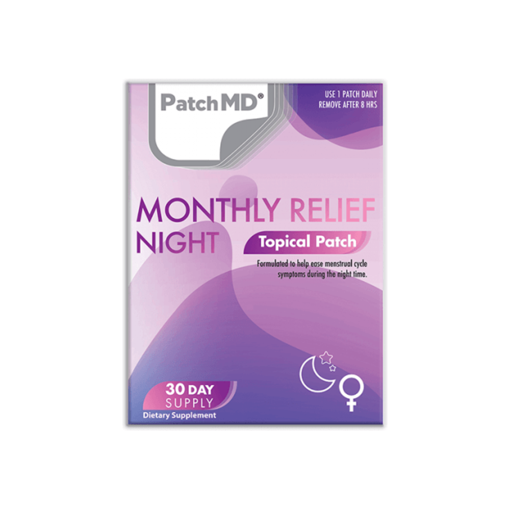 Monthly Relief Night (Topical Patch 30 Day Supply) - 30 Patches | PatchMD