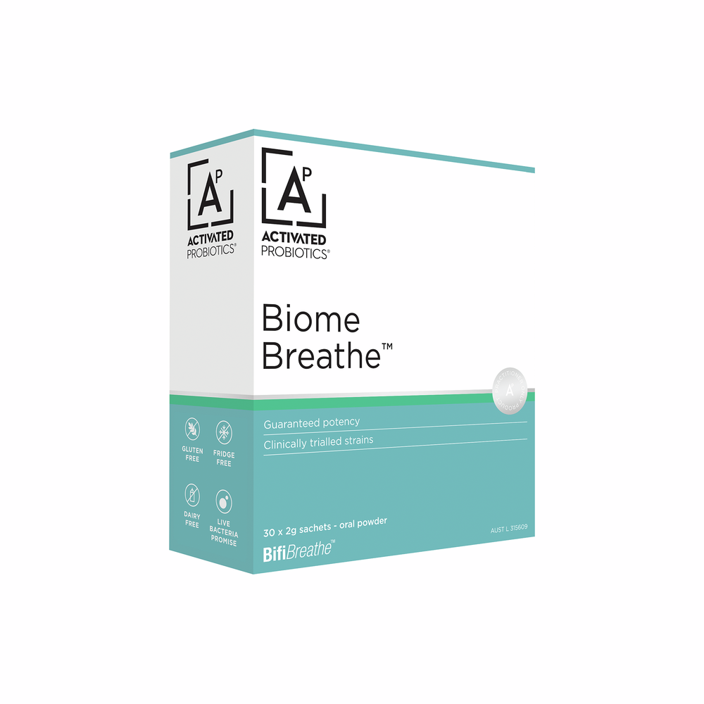 Biome Breathe Probiotic - 30 Sachets | Activated Probiotics