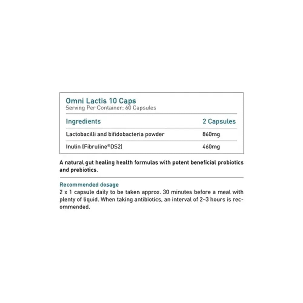 Omni Lactis 20 - 60 Capsules | Biogena