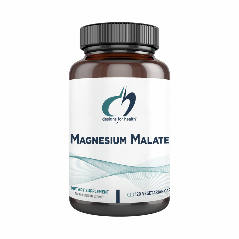 Magnesium Malate - 120 Capsules | Designs For Health
