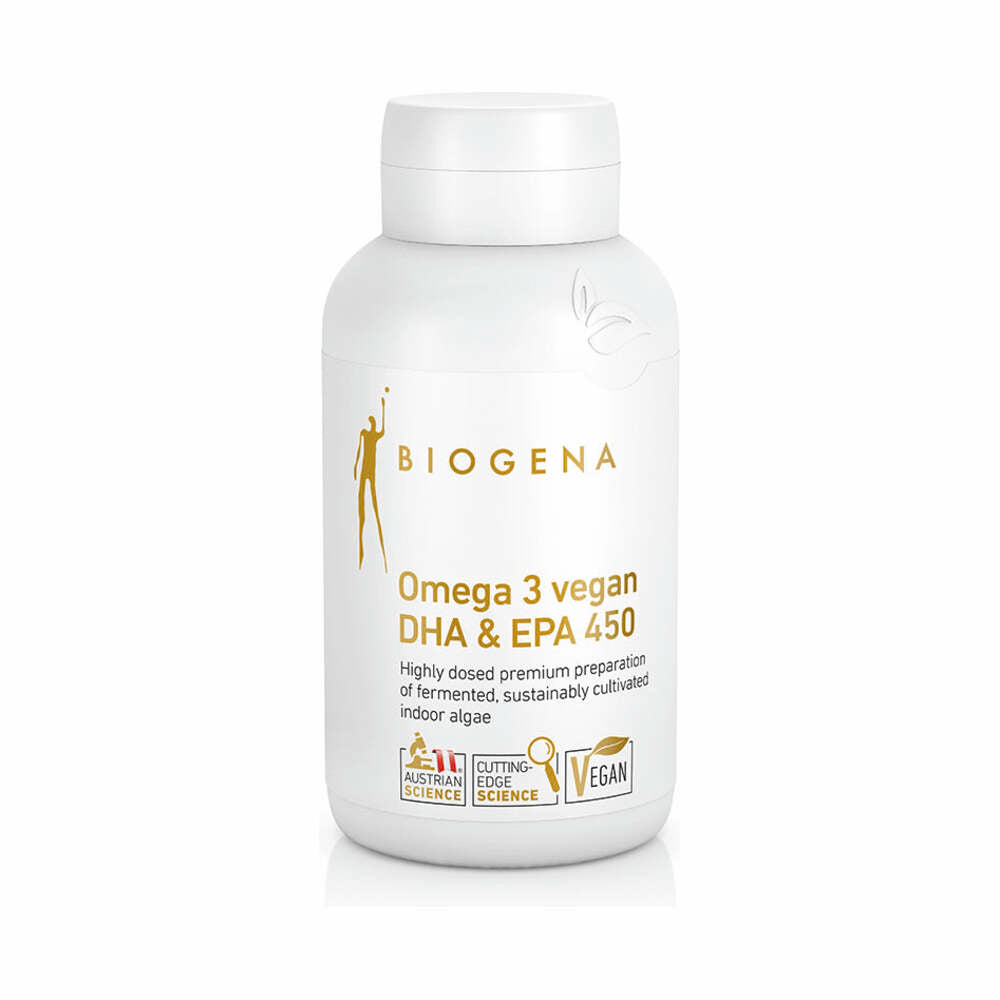 Omega 3 vegan DHA & EPA 450 - 90 Capsules | Biogena