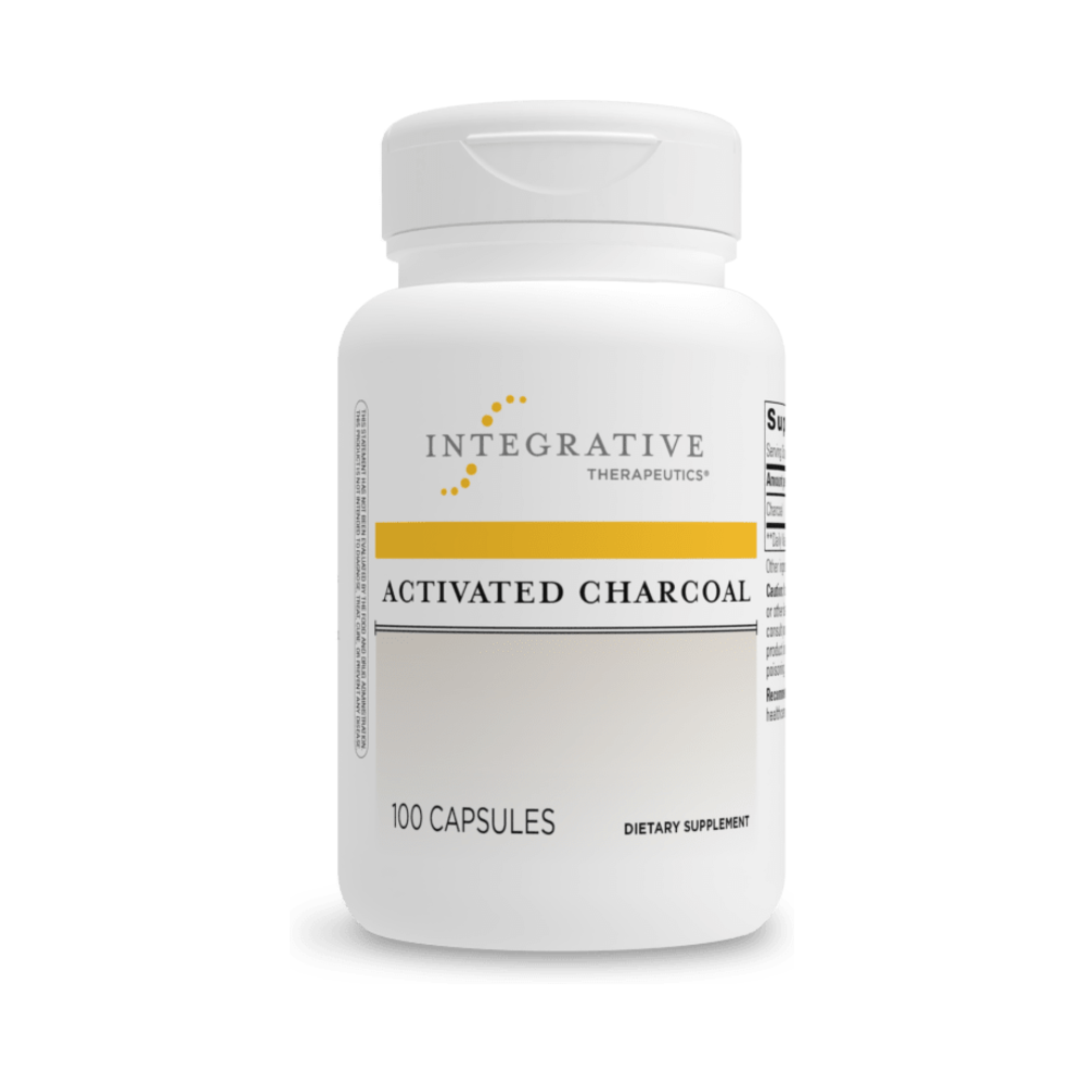 Activated Charcoal 560mg - 100 Capsules | Integrative Therapeutics