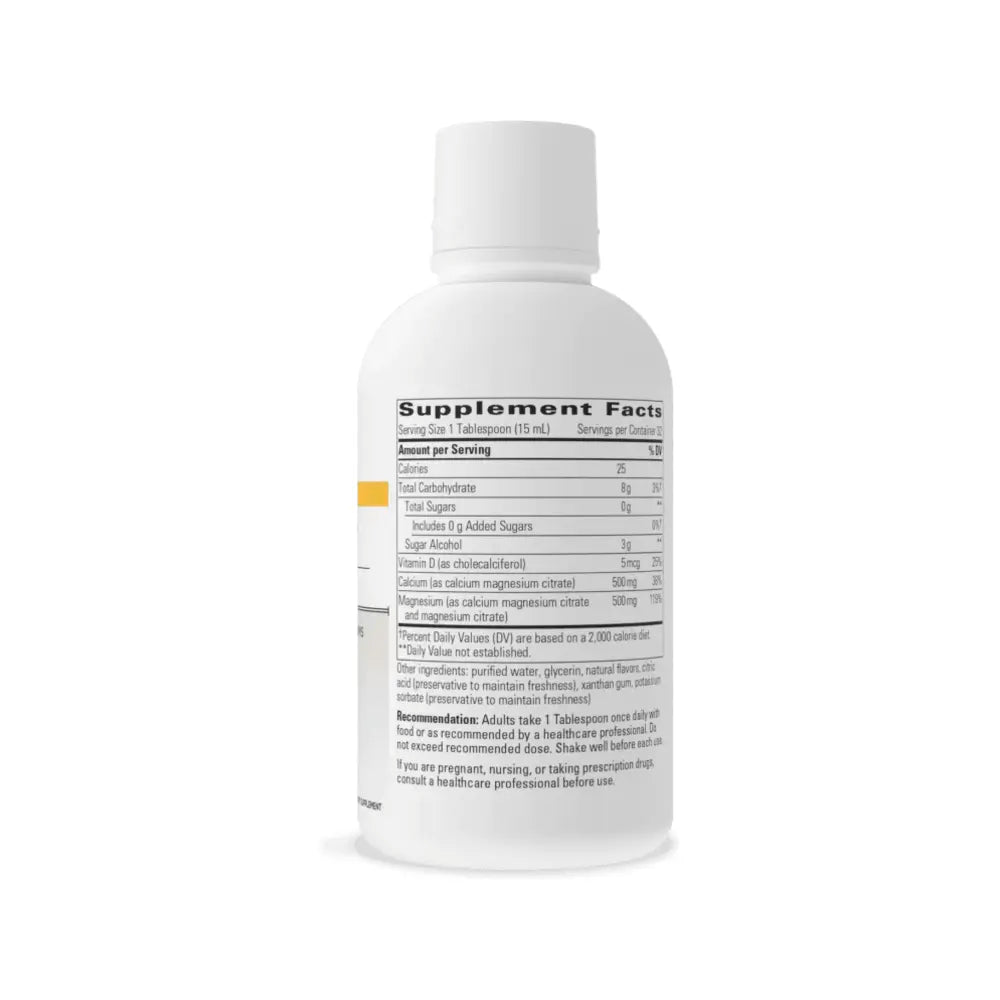 Liquid Calcium Magnesium 1:1 Ca/mg Ratio (Berry Flavour) - 480ml | Integrative Therapeutics
