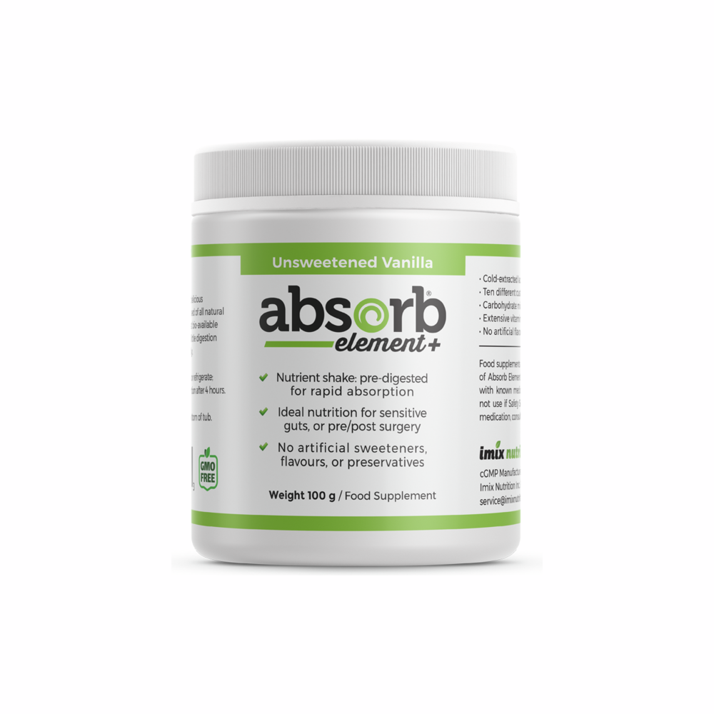 Absorb Element+ Unsweetened Vanilla - 100g (Sample Size) | Imix Nutrition