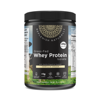 Grass-Fed Whey Protein Isolate (Vanilla Cream Flavour) - 907g | Mother Earth Labs Inc