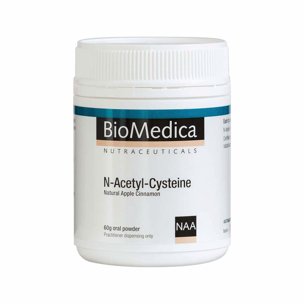 N-Acetyl-Cysteine (NAC) - 60g (Natural Apple Cinnamon Flavour) | BioMedica
