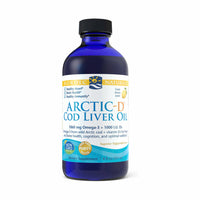 Arctic-D Cod Liver Oil 1060mg (Lemon Flavour) - 237 ml | Nordic Naturals