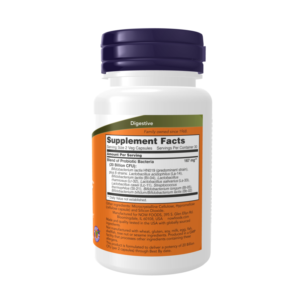 Clinical GI Probiotic - 60 Capsules | NOW Foods