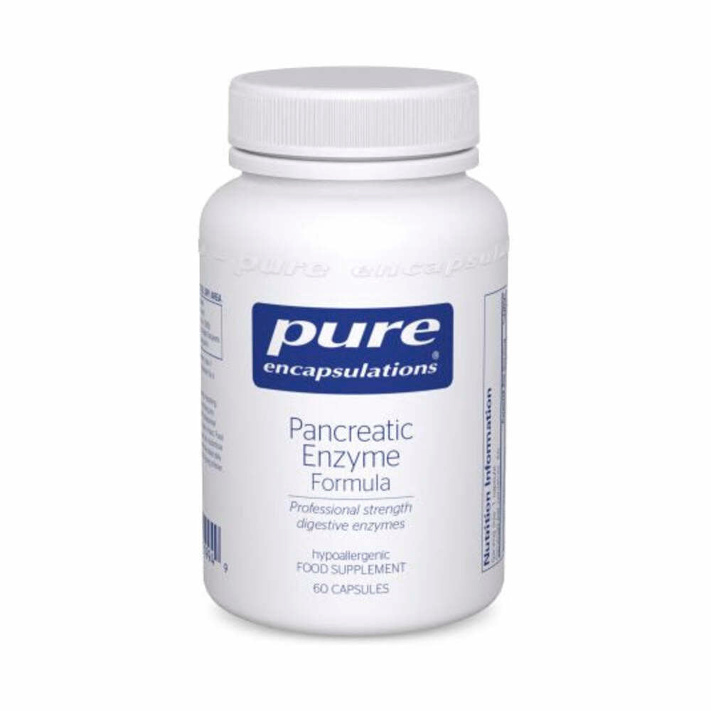 Pancreatic Enzyme Formula - 60 Capsules | Pure Encapsulations