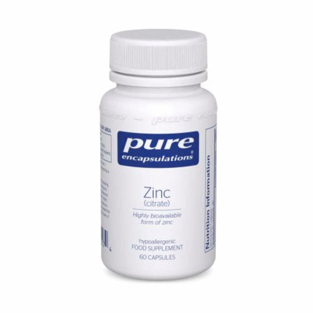 Zinc (citrate) - 60 Capsules | Pure Encapsulations