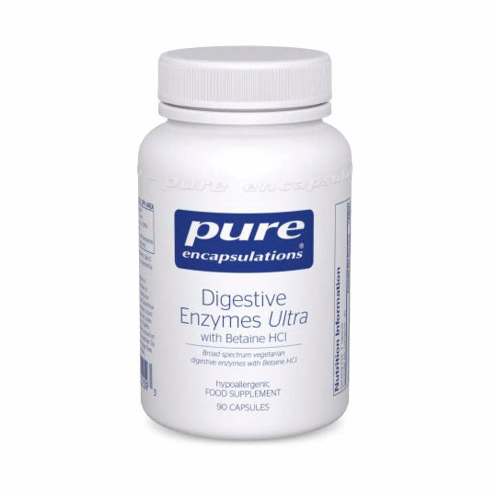 Digestive Enzymes Ultra with Betaine HCl  - 90 Capsules | Pure Encapsulations