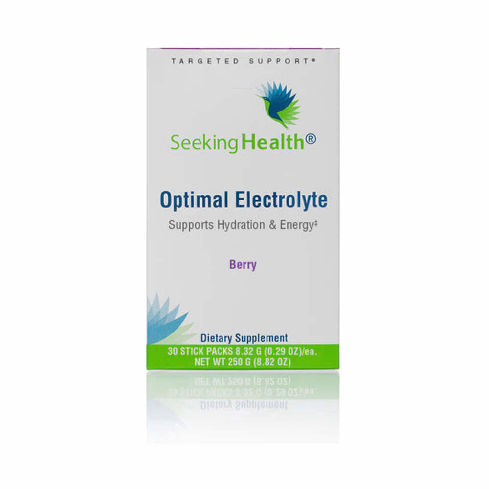 Optimal Electrolyte (Berry Flavour) - 30 Stick Packs | Seeking Health