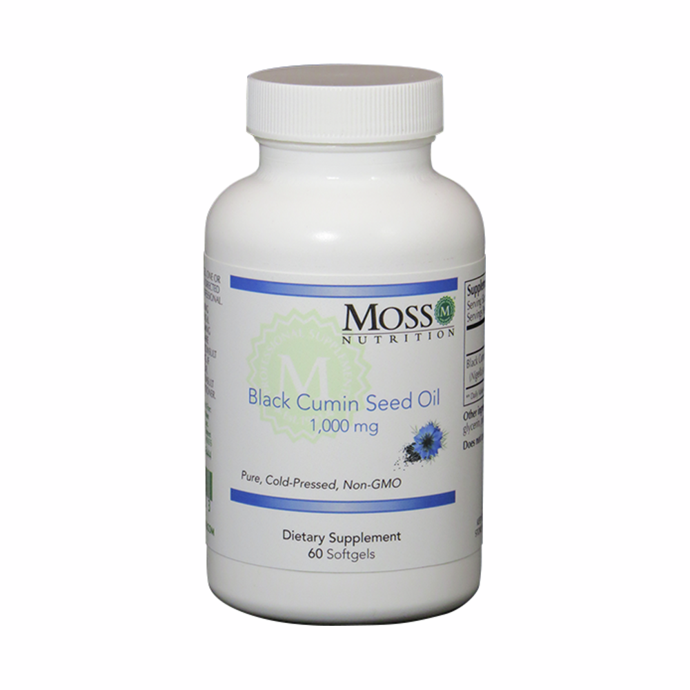 Black Cumin Seed Oil 1000mg - 60 Softgels | Moss Nutrition