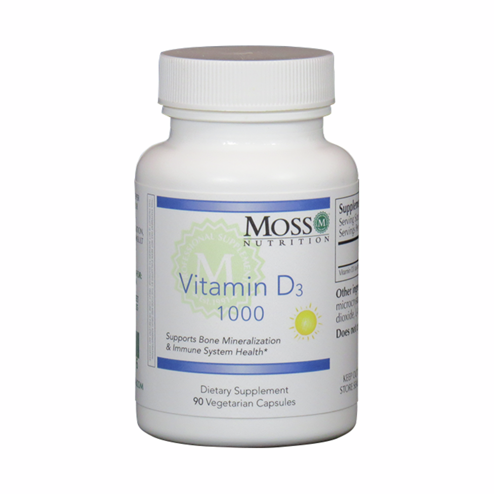 Vitamin D3 1000 - 90 Capsules | Moss Nutrition