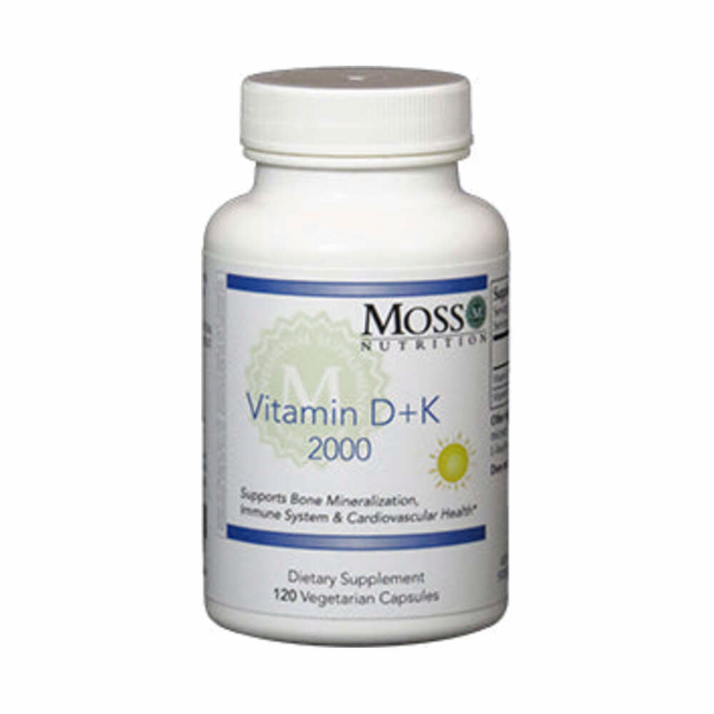 Vitamin D + K 2000 - 120 Capsules | Moss Nutrition