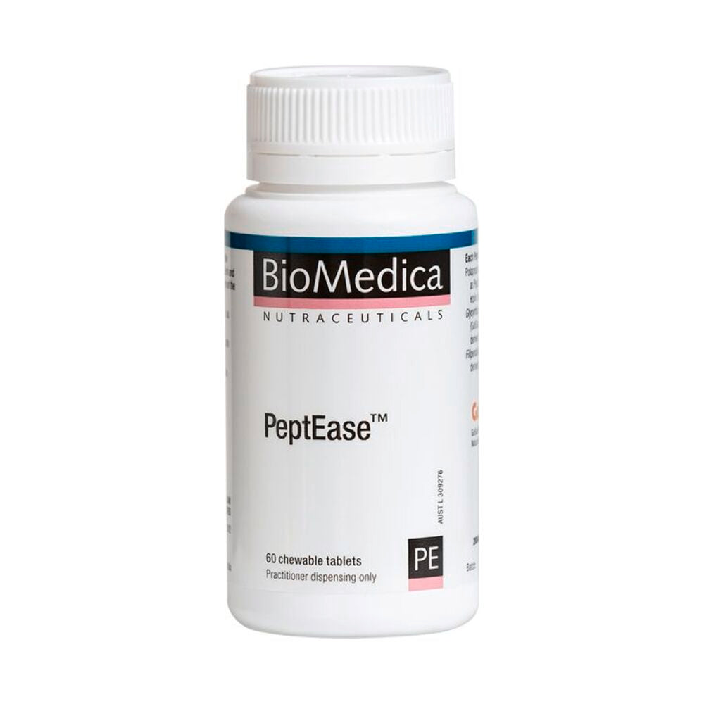 PeptEase - 60 Chewable Tablets | BioMedica